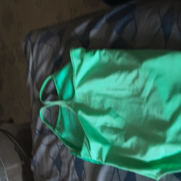 Two peice green swimsuit - Picture 3 of 3